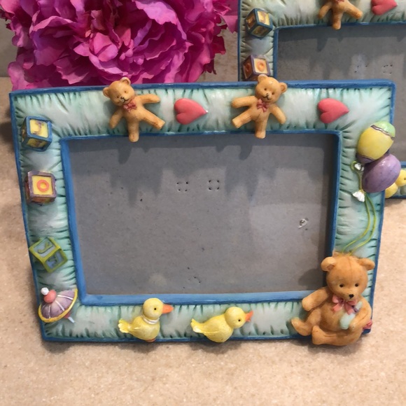 2. resin baby frames 3D teddy bears ducks blocks etc - Picture 4 of 15